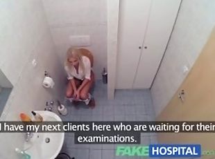 FakeHospital Horny busty blonde receives a creampie from the doctor